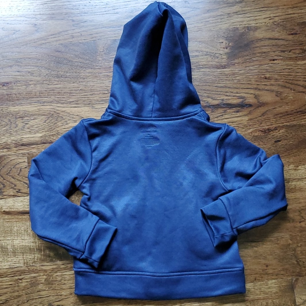 Girls Skechers blue hooded jacket size 5 - Picture 2 of 4